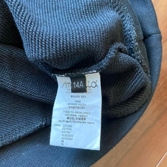 Balmain Black Cold-shoulder Top - Picture 3 of 8